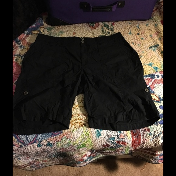 Black Walking Shorts