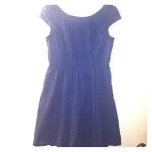 Blue Eyelet Xhilaration Dress
