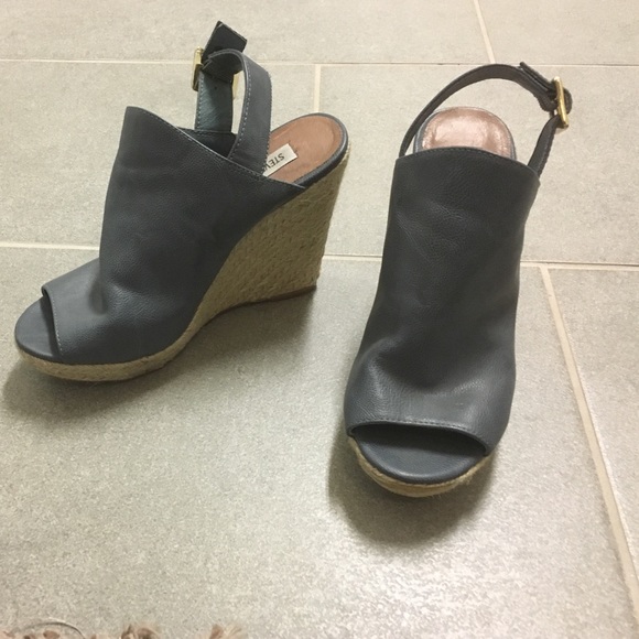 Steve Madden Blue Wedge Espadrilles