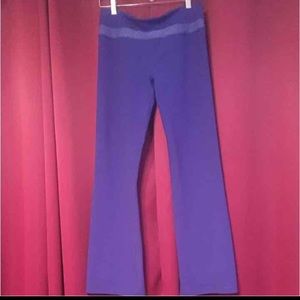 Lululemon groove leggings blue/purple color sz 8