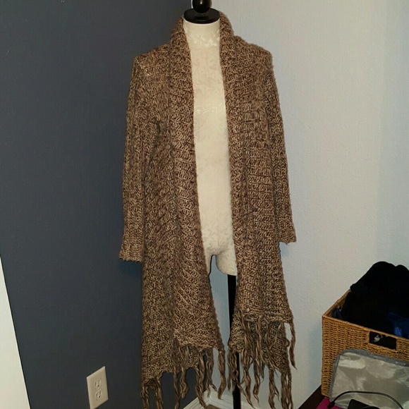 Chunky knit blanket sweater