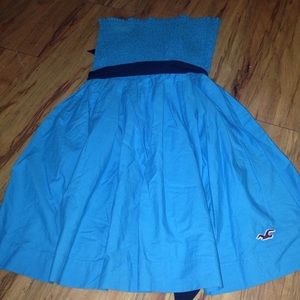 Hollister strapless dress with sash belt
