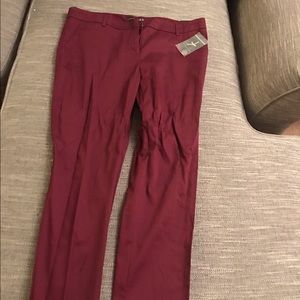 Burgandy pants with tags