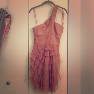 BCBG Maxazria "Ella" dress in Dusty Rose
