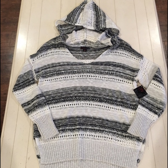 JW Style Hooded Knit Sweater