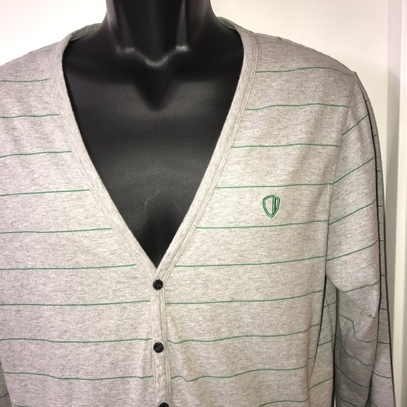 Ben Sherman t-shirt knit cardigan LG