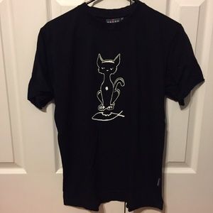 ✨NWOT Athiest Kitty T-Shirt Size S✨