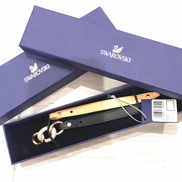 Swarovski Jewelry - NWT Swarovski Crystal leather Bracelets