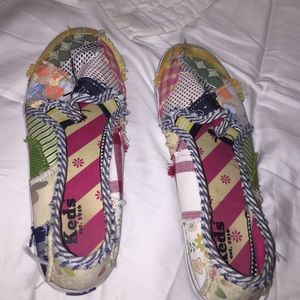 Hippie patched keds