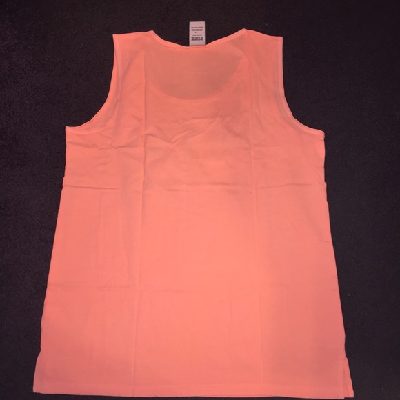 ❌SOLD❌ Size L PINK Shell Yeah Campus Tank - Picture 2 of 3
