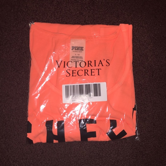 ❌SOLD❌ Size L PINK Shell Yeah Campus Tank - Picture 3 of 3