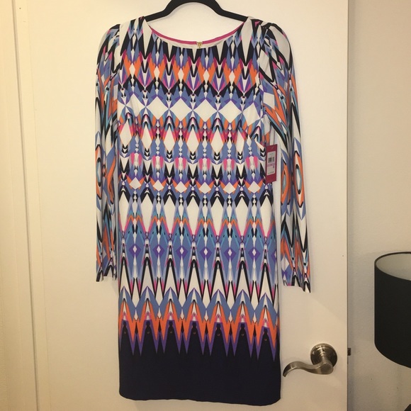 Vince Camuto Patterned Shift Dress