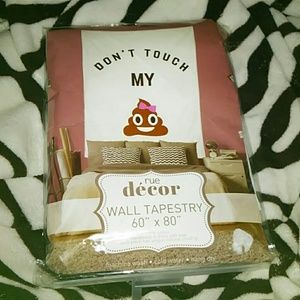 Wall tapestry don't touch my sh*#