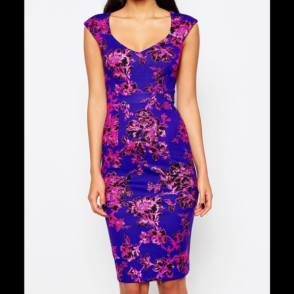 Bodycon Floral Dress
