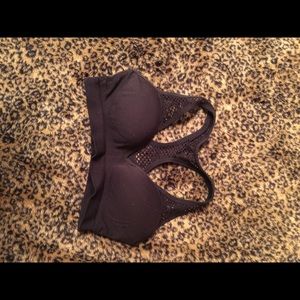Black Victoria Secret push-up sports bra