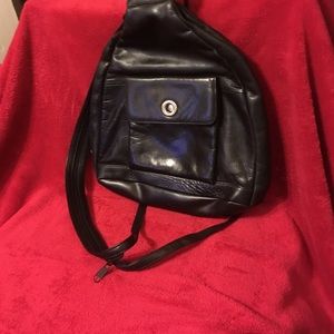 Black Great American Leatherworks Backpack