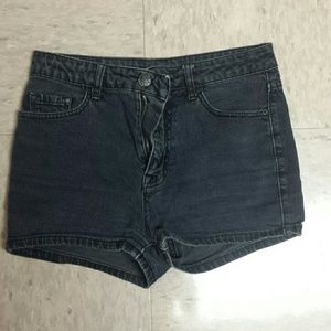 Black High Waisted Shorts