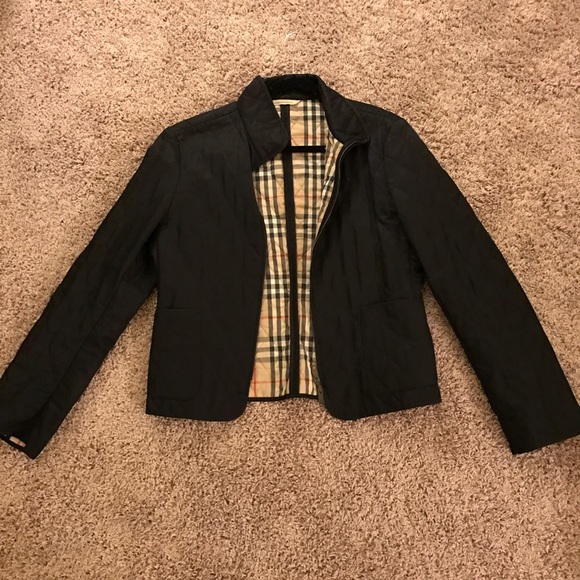 Burberry London Black Quilted Jacket