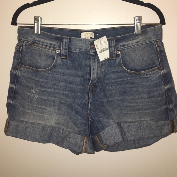 J. Crew Cuffed Jean Shorts