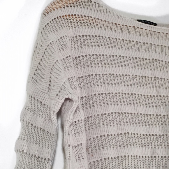 Theory Sweater. Off shoulder Seam. 100% Wool - Picture 4 of 4