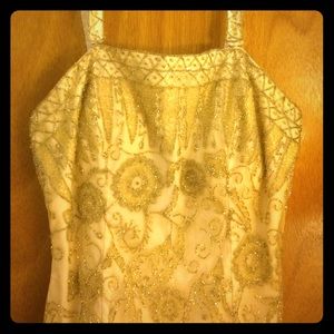 White House Black Market beaded party dress