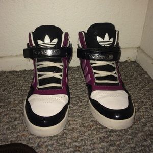 Adidas strapped shoes