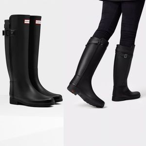 hunter refined back strap boots