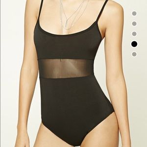 Mesh Panel Bodysuit