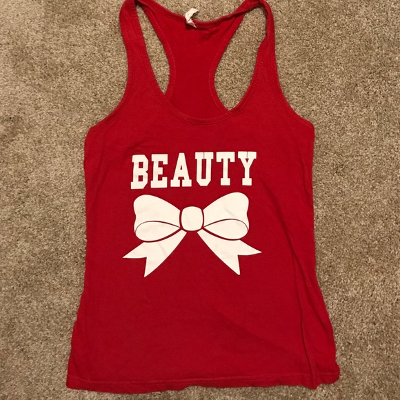 Red Racerback Tank Top