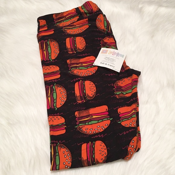 LuLaRoe Pants - 🚫SOLD🦄NWT LuLaRoe TC Burger Leggings! (UNICORN)