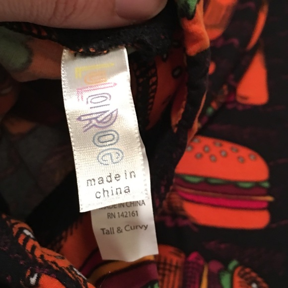 🚫SOLD🦄NWT LuLaRoe TC Burger Leggings! (UNICORN) - Picture 3 of 4