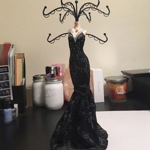 dressed up jewelry holder