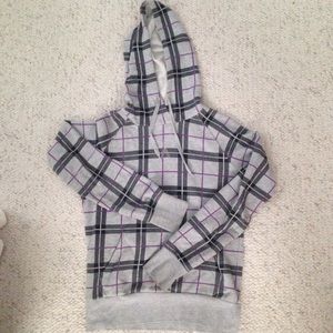 Plaid sweatshirt