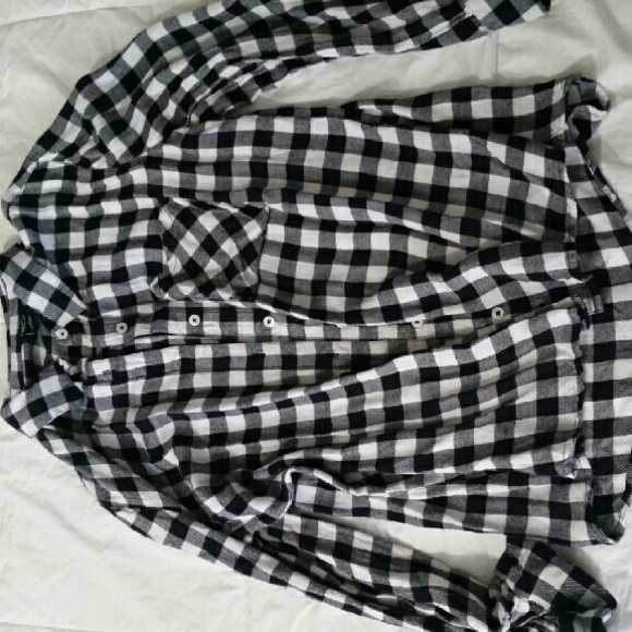 Gingham flannel