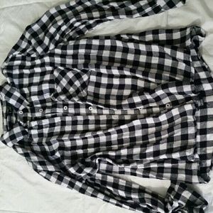 Gingham flannel