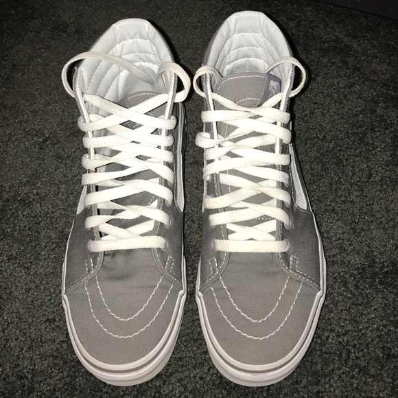 Vans Shoes - Gray ski hi vans