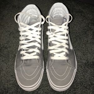 Gray ski hi vans
