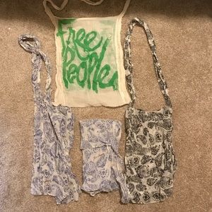 Free People Fabric Reusable Bags