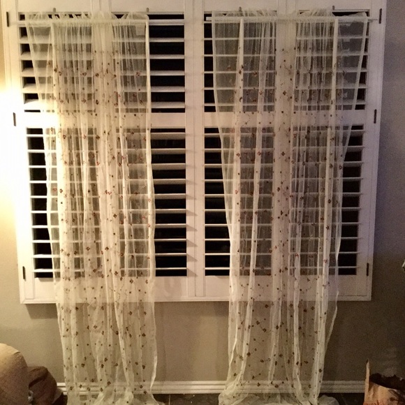 Sheer Drapery Panels