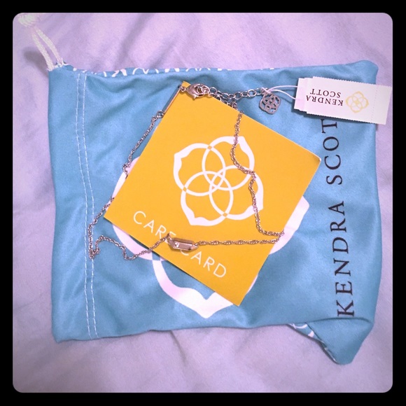 Authentic Charly Kendra Scott Silver Necklace