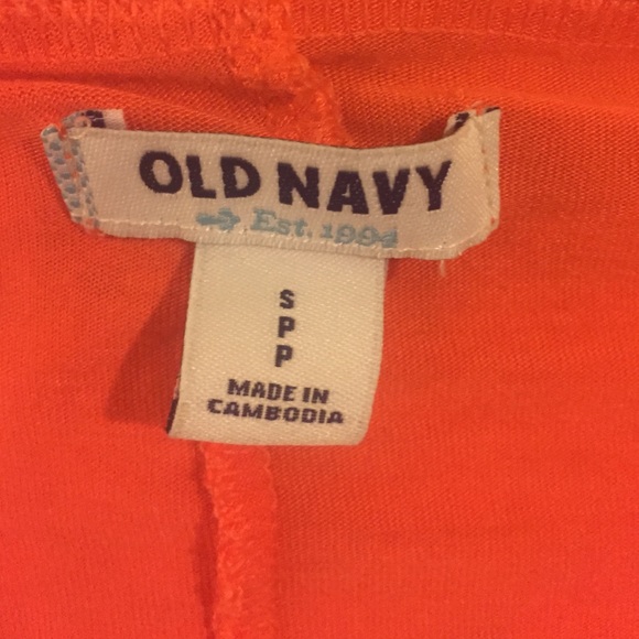 Old Navy, dolmen sleeve orange tee - Picture 4 of 4