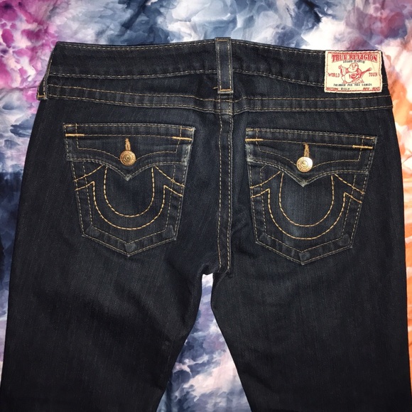 True religion women's size 28 Straight leg jeans