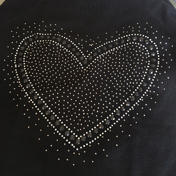 💥2x HP!💥Wool Heart Pattern Embellished Sweater - Picture 2 of 2