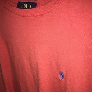 Orange polo Tee