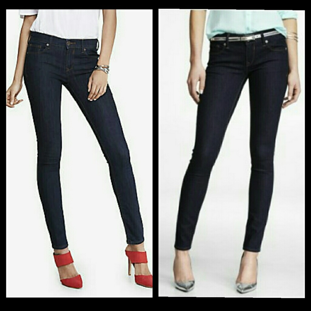 NWOT Express skinny jean leggings, size 00