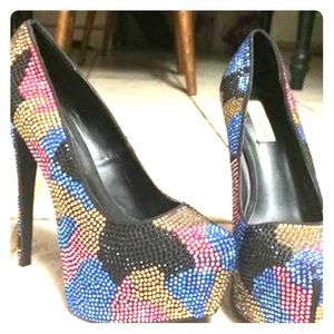 Steve Madden sparkling high heels
