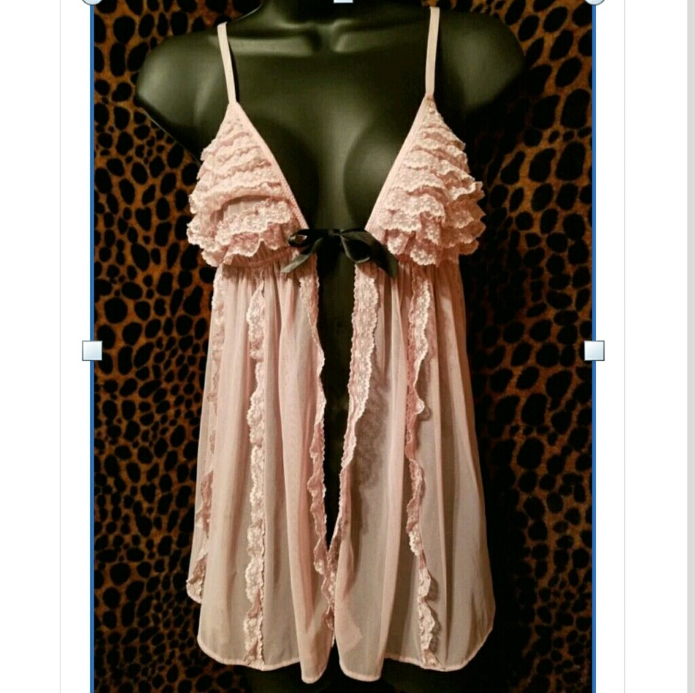 SOLD Victoria's Secret Pastel Pink Babydoll