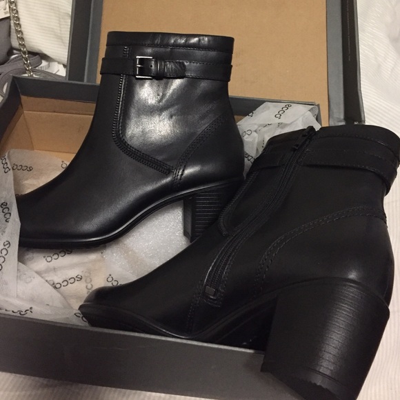 ECCO womens touch 55 bootie black - Picture 1 of 4