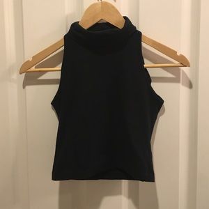 American apparel turtleneck crop top