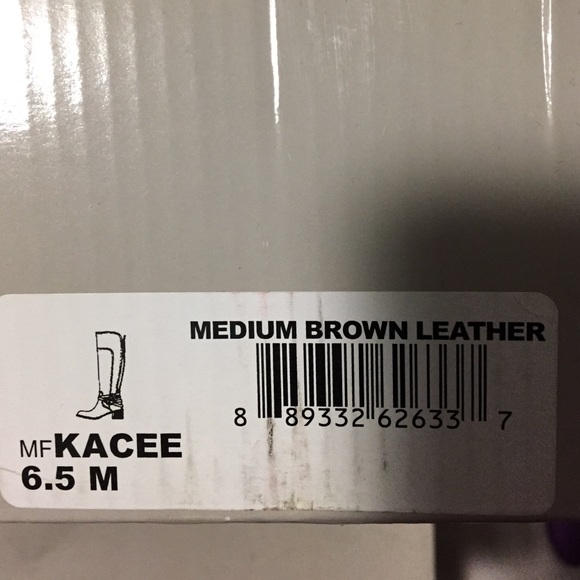 Marc Fisher Kacee round toe leather knee high boot - Picture 4 of 4